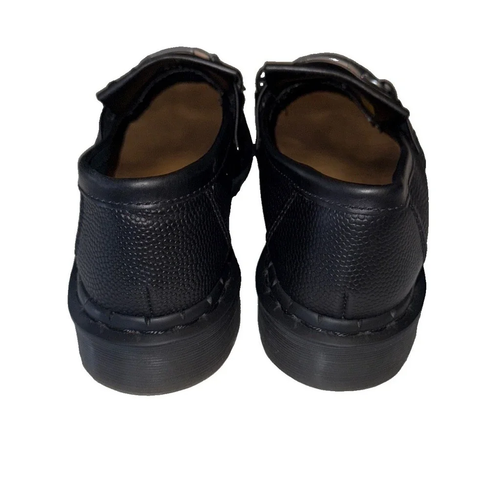 Dr Martens Adrian Snaffle Loafers Shoes Mens Size 8 Black Leather Tassel CLEAN